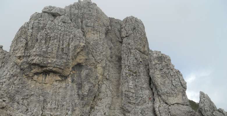 La parete nord del Torrione Magnaghi settentrionale