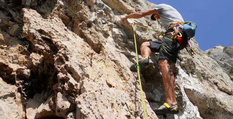 arrampicare in falesia