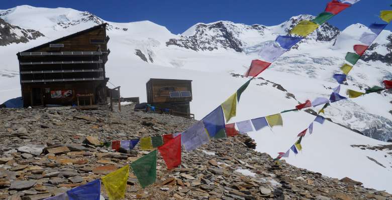 Il rifugio Sella punta di partenza per il Castore