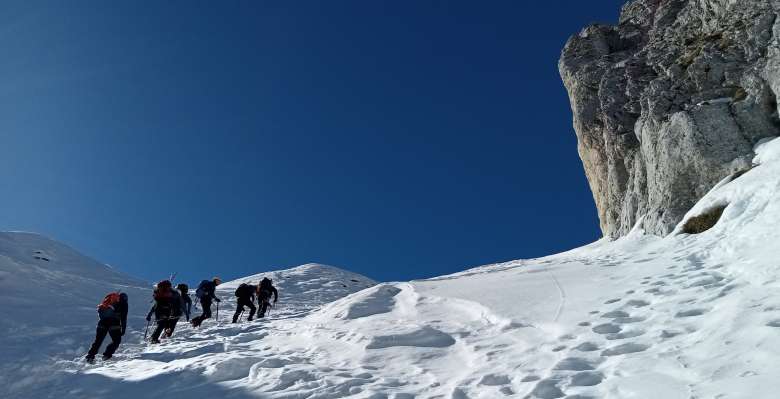 Corso di alpinismo invernale