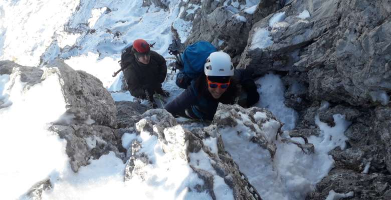Corso di alpinismo invernale