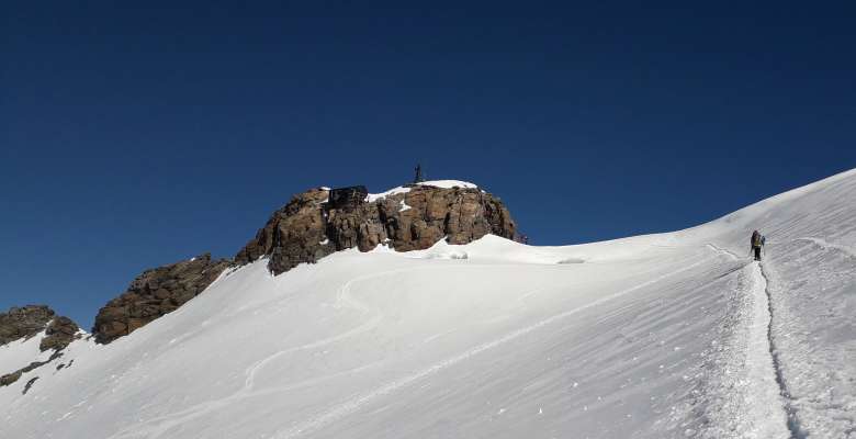 Verso il Cristo delle Vette 4.161m.