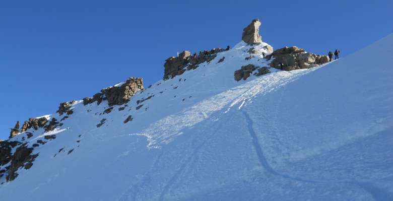 Verso la cima del Gran Paradiso 4.061m.