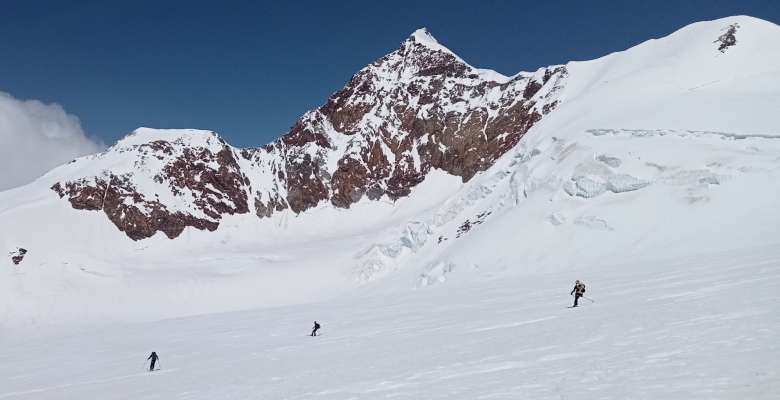 Capanna Margherita, scialpinismo