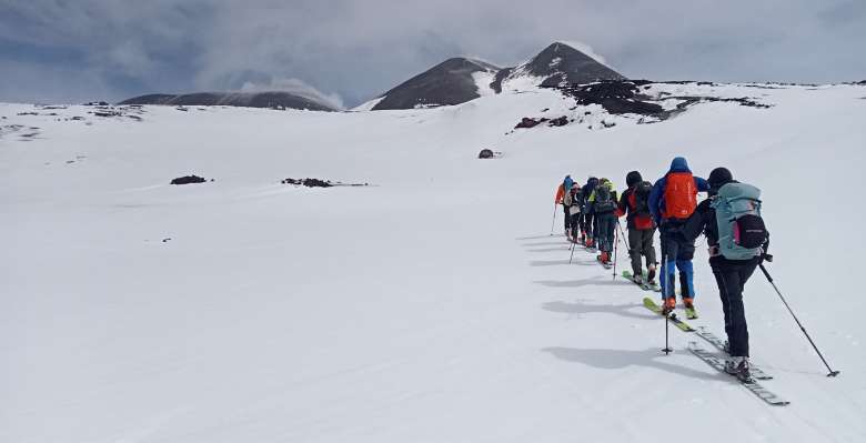 Scialpinismo sull'Etna