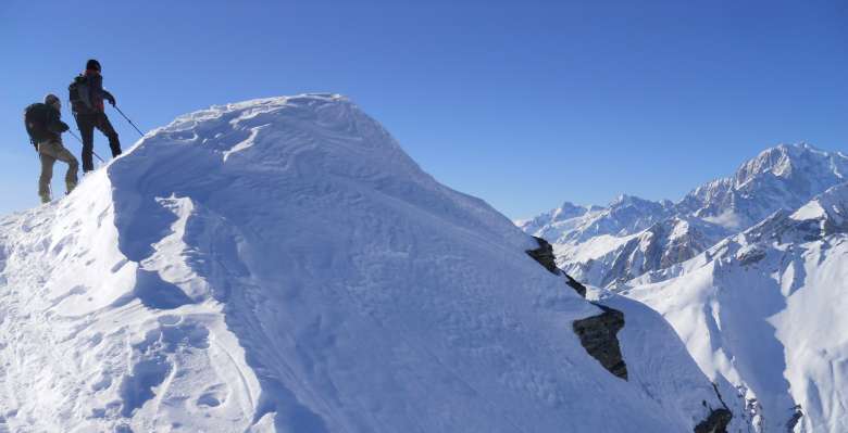 Gita di scialpinismo alla Testa dei Fra